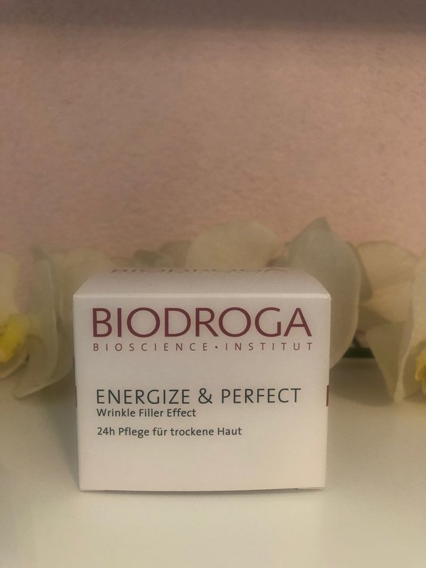Biodroga Energize & Perfect - 24h Pflege für trockene Haut, 50ml